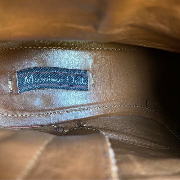 Brown Leather Ankle Bootie Fringe Boho boot 7 - Picture 7 of 7